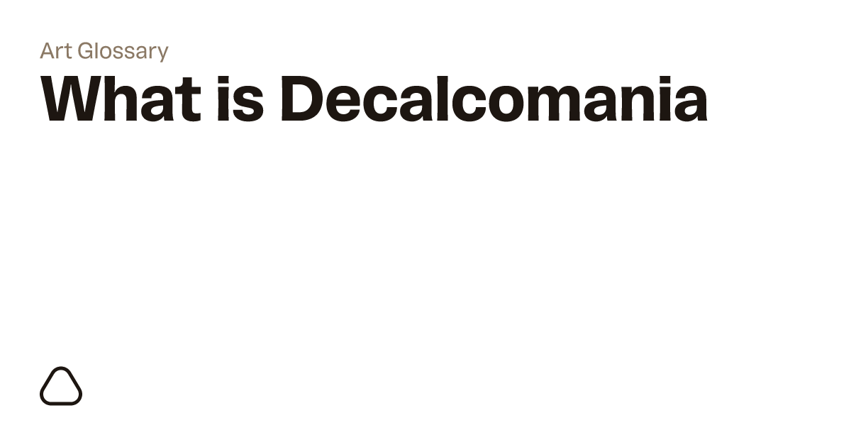 What is A guide to art terminology